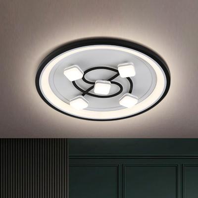 China GANVA Factory Direct Outdoor Mounted Smart LED Remote Control Indoor Flush Mount Ceiling Light for sale