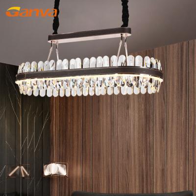 China GANVA Modern Design New Design Living Room Pendant Light Home Decorative LED Crystal Chandeliers for sale