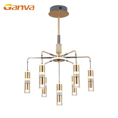 China GANVA Modern Indoor Modern Decorative Manufacturer Hanging Light Home Living Room LED Pendant Light for sale