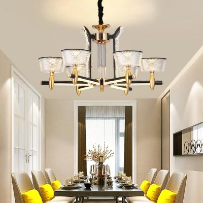 China GANVA Modern Luxury Indoor Villa Home Living Room Hanging Light Modern Chandeliers LED Pendant Light for sale