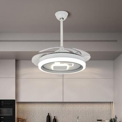 China GANVA Factory Price Lower Noise Decorative Indoor Living Room 42Inches LED Ceiling Fan Light for sale