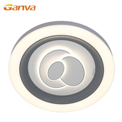 China GANVA OEM ODM Dimmable Outdoor Mounted Smart Indoor Flush Mount Ceiling Light for Living Room for sale