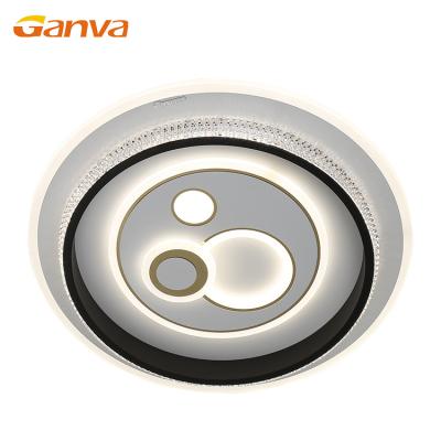 China GANVA Minimalistic Design Indoor Villa Modern Round LED Outdoor Mounted Ceiling Light For Bedroom for sale