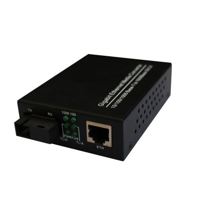 China Wholesale 1000MBase-LX 1.25G 1310nm Ethernet Fiber Optic Media Converter BiDi SC Port for sale