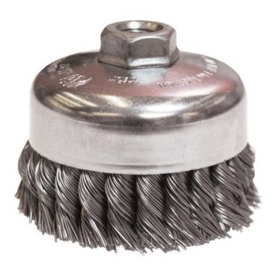 China High Quality Premium Wire Cup Brush Cleaning Abrasive Tools Twist Knot Steel Cup Brush for sale