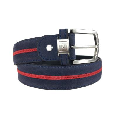 China 2020 casual popular genuine leather belts for men split alloy leather pin buckles belt for men for sale