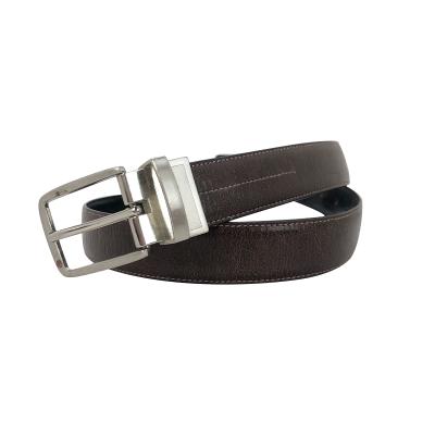 China Wearing cowhide leather belts formals high quality men's pin buckle belt wholesale fashion belts for men for sale