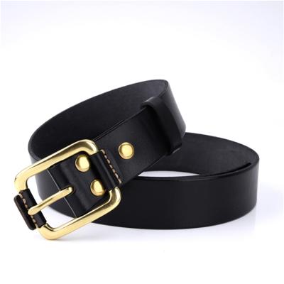 China Men's Genuine Cow Split Leather Belts Men's Alloy Popular Men's Comfortable Leather Pin Buckle Belts New Style for sale