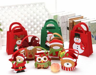 China Wholesale Felt Christmas Gift Bags Felt Christmas Items Supply for sale