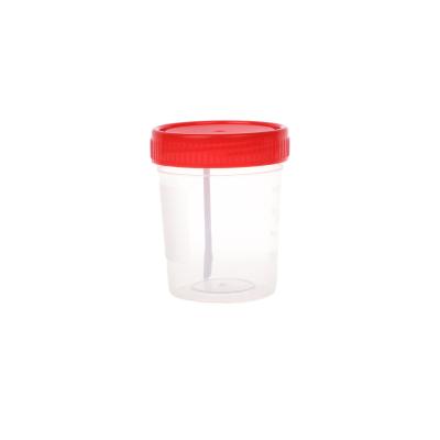 China Screw Lid Fanen Specimen container 120ml Specimen Sample Collection Stool Cup for sale