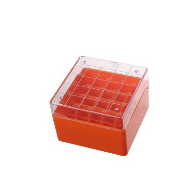 China Sterile Fanen 5ml  cooling box for cryogenic vials cryogenic vials plastic box with Square hole for sale