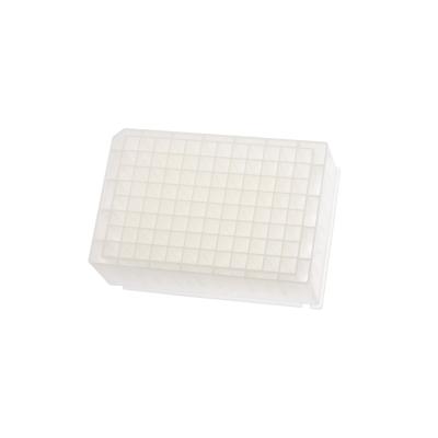 China V bottom Fanen heat sealing bone ps flat u/v bottom 96 deep multi well plate 2.2ml for sale