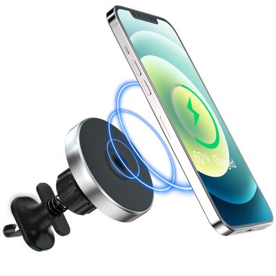 China 15W QI Fast Charging 2021 New Arrival Car Wireless Charger Mount Car Mobile Charger Stand for sale