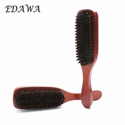 China Mens Care Facial Men's Long Handle Boar Hair Beard Brush for sale