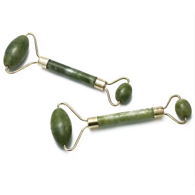 China Face Jade Roller Massage Double Head Facial Pure Natural Slimming Tool for sale