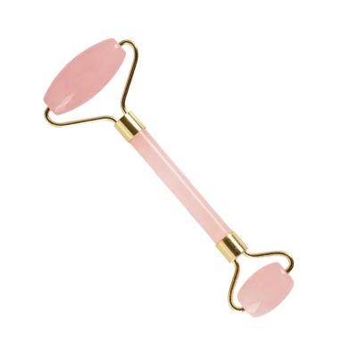 China Best Rose Quartz Antiaging Jade Roller Gua Sha Set Scraping Face Body Massage Tool Panel Roller Face Slimming Amethyst Stone Free for sale