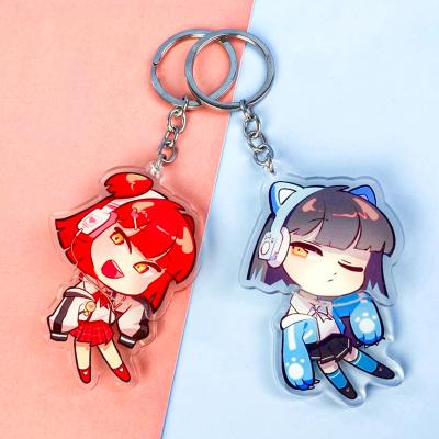 China Promotional Key Chains Pin Anime Acrylic Keychain Clear Acrylic Gift/Decoration Gift/Souvenir Plastic Fast Delivery for sale