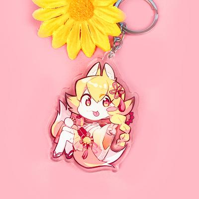 China Promotional Plastic Custom Anime Acrylic Key Chain Fast Gift/Decoration Gift/Acrylic Charm Key Chains Souvenirs Delivery for sale