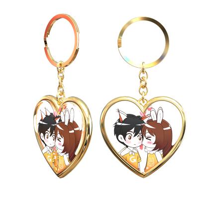 China Custom High Quality Metal Frame Shaped Metal Anime Key Chain BOMAIJIE Promotional Key Chain BOMAIJIE Acrylic Acrylic Customized 1-2 Days BOMAIJIE for sale