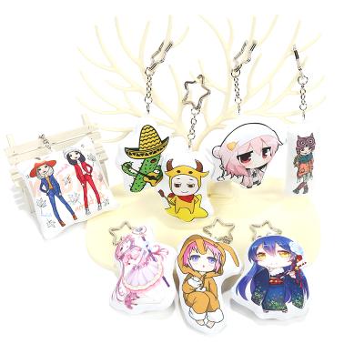 China Souvenir Gifts / Decoration Cotton Charms Mini Funny New Product 2way Bomaijie Dakimakura Gift Chain Key Custom for sale