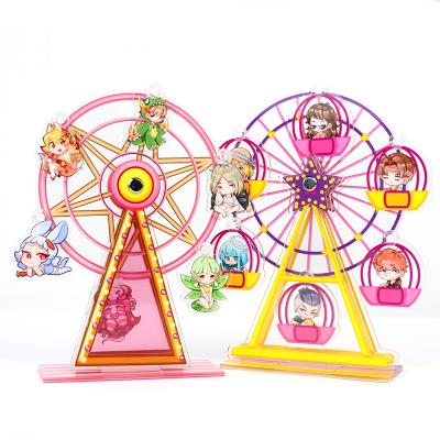 China Eco-Frendly Customized Free Customized Design Crafts 4 All Acrylic Acrylic Ferris Wheel for sale