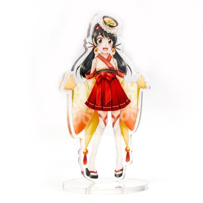 China Free Sample Customized Custom Cmyk Acrylic Stand Anime Cartoon Printed Clear Acrylic Standee for sale