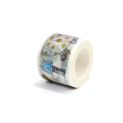 China Waterproof bomaijie Customize Logo Decoration Use Anime Cute Printed Custom Washi Tape for sale