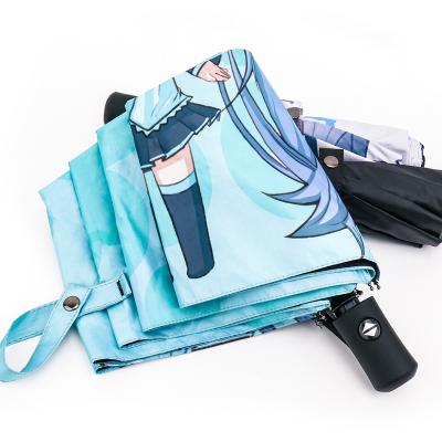 China Promotional Gift/Decoration Gift/Promotional Souvenirs Anime Designs Windproof Umbrellas With Custom Logo Prints for sale