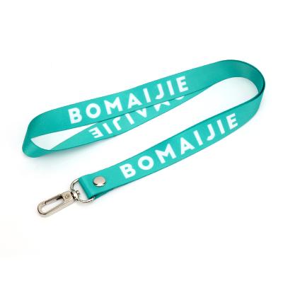 China Promotional Gift Bomaijie Design New Printed Lanyard With Custom Logo Metal ID Card Ribbon For 2020 Promotion for sale