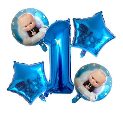 China Wholesale Festival Decoration 2022 Kids Toy Boss Baby Foil Balloons Set For Birthday Party Decorations for sale