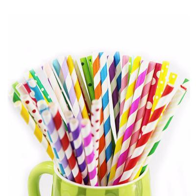 China Factory manufacturer-supplier printing eco disposable bending paper drink stripe wheat rice pla drinking straw for sale