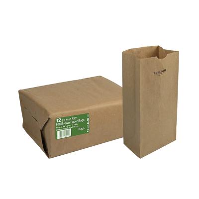 China Recyclable SOS Brown Kraft Paper Recyclable Bag With Your Own Logo for sale