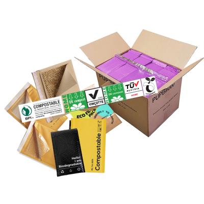 China Strong Adhesive/Shock-resistance/Waterproof/Nice Custom Poly Mail Shipping Parcel Sustainable Biodegradable Mailing Packaging Envelopes Padded Bubble Mailer Bag for sale