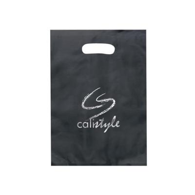 China BIODEGRADABLE Wholesale Die Cut Handle Eco-friendly Custom Design Plastic Shopping Engraving Printing Grocery Bags With Logo for sale