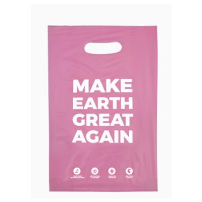 China 100% BIODEGRADABLE Non-polluting Biodegradable Eco Friendly Cornstarch Food Grade Packaging Shopping Plastic Bag Environmentally Friendly for sale