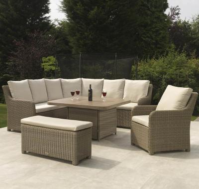 China Water Resistance Outdoor Garden Furniture Rattan Cube Set Dining Wicker Patio Furniture Sofa Sets for sale