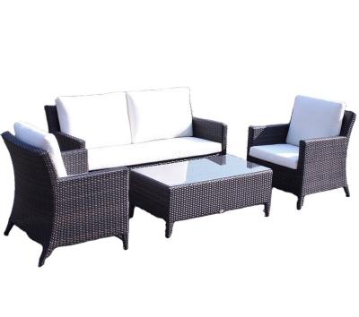 China high quality UV-resistance rattan garden furniture sofa wicker sofa sets for sale