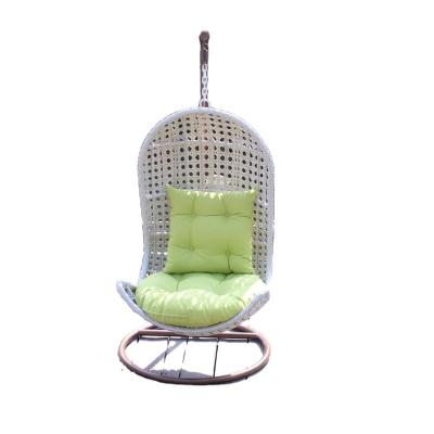 China Super Comfortable Outdoor Rattan Hanging Swing Chair Egg Chair Outdoor Furniture for sale