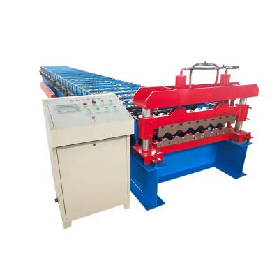 China Factory Metal Roofing Corrugated Steel Sheet Wall Panel Tile Making Machine for sale