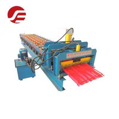 China Hydraulic Glazed Tile Roll Forming Machine High Quality Hydraulic Glazed Metal Tile Roll Forming Machine for sale