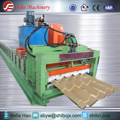 China Building Material Stores Ironsheet Glazed Tile Cold Molding / Forming Machine Equipment for sale