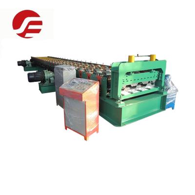 China Building Material Shops High Quality Color Steel Floor Deck Tile Cold Making Roll Forming Machine for sale