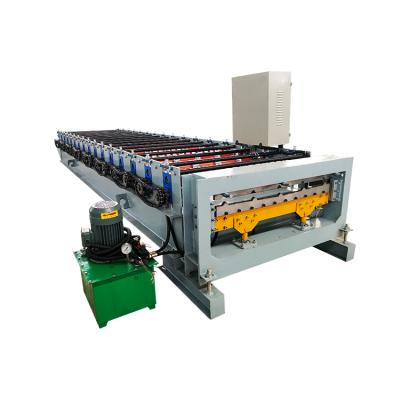 China Roof Sheet Roll Forming Machine Trapezoidal Roof Sheet IBR Glazed Tile Panel Roll Forming Machine for sale