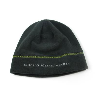 China breathable & Waterproof Promotional Custom Design Embroidery Cuff Style Fleece Beanie Hat for sale