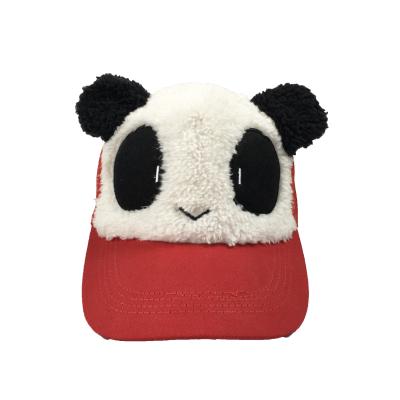 China Cute JOINT Panda Cartoon Embroidered Glitter Eyes Hat Women's Baseball Cap for sale