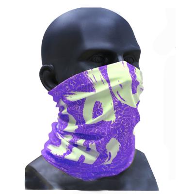 China Multifunctional Promotion Sports Sublimation Designer Headband Bandana Face Bicycle Bandana for sale