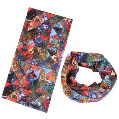 China 100% Polyester Bandana, Customized Cotton Magic Bandana / Multifunctional Neck Tube Printed Recycling Bandana for sale