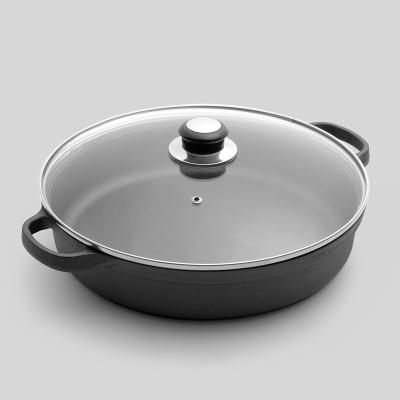 China Viable factory wholesale high quality cast iron nonstick coated pan for sale for sale