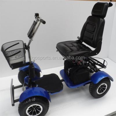 China Steel 4 Wheel One Seat Electric Golf Buggy for sale