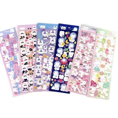 China Wholesale Waterproof+Eco-friendly Anime Kawaii Cartoon PET Polar Bear Small Vinyl Die Cut Stickers For Diy Decorative for sale